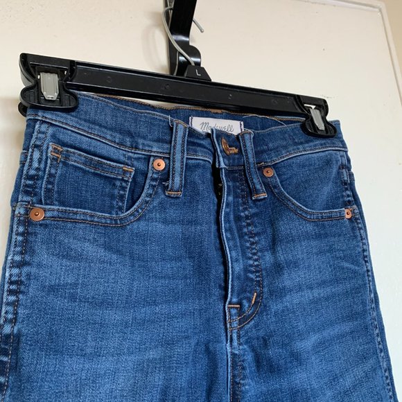 Madewell Women's 10" High-Rise Skinny Jeans in Danny Wash Size 24 G7391 ($135) - Picture 10 of 14
